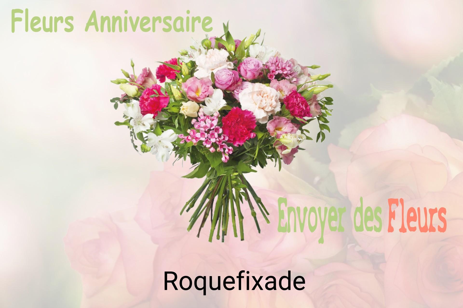 Bouquet de fleurs d’anniversaire livré à Roquefixade